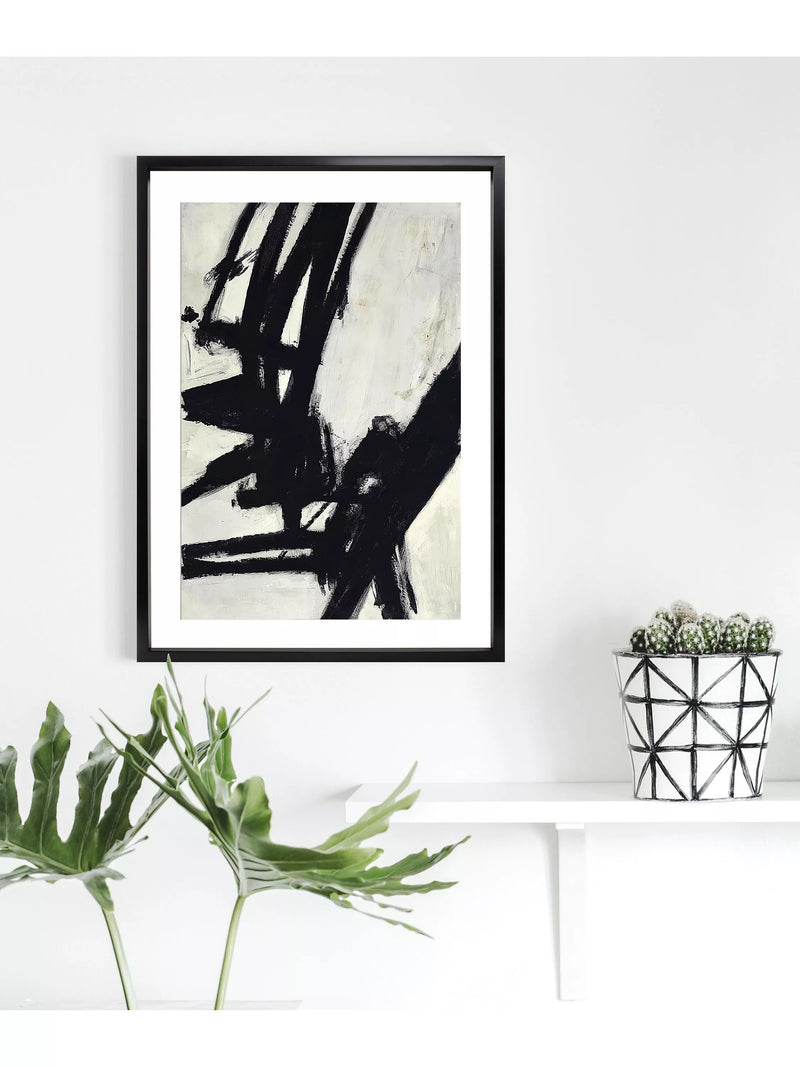 Brookpace Lascelles Nero 2 framed print 76x56cm (British brand)