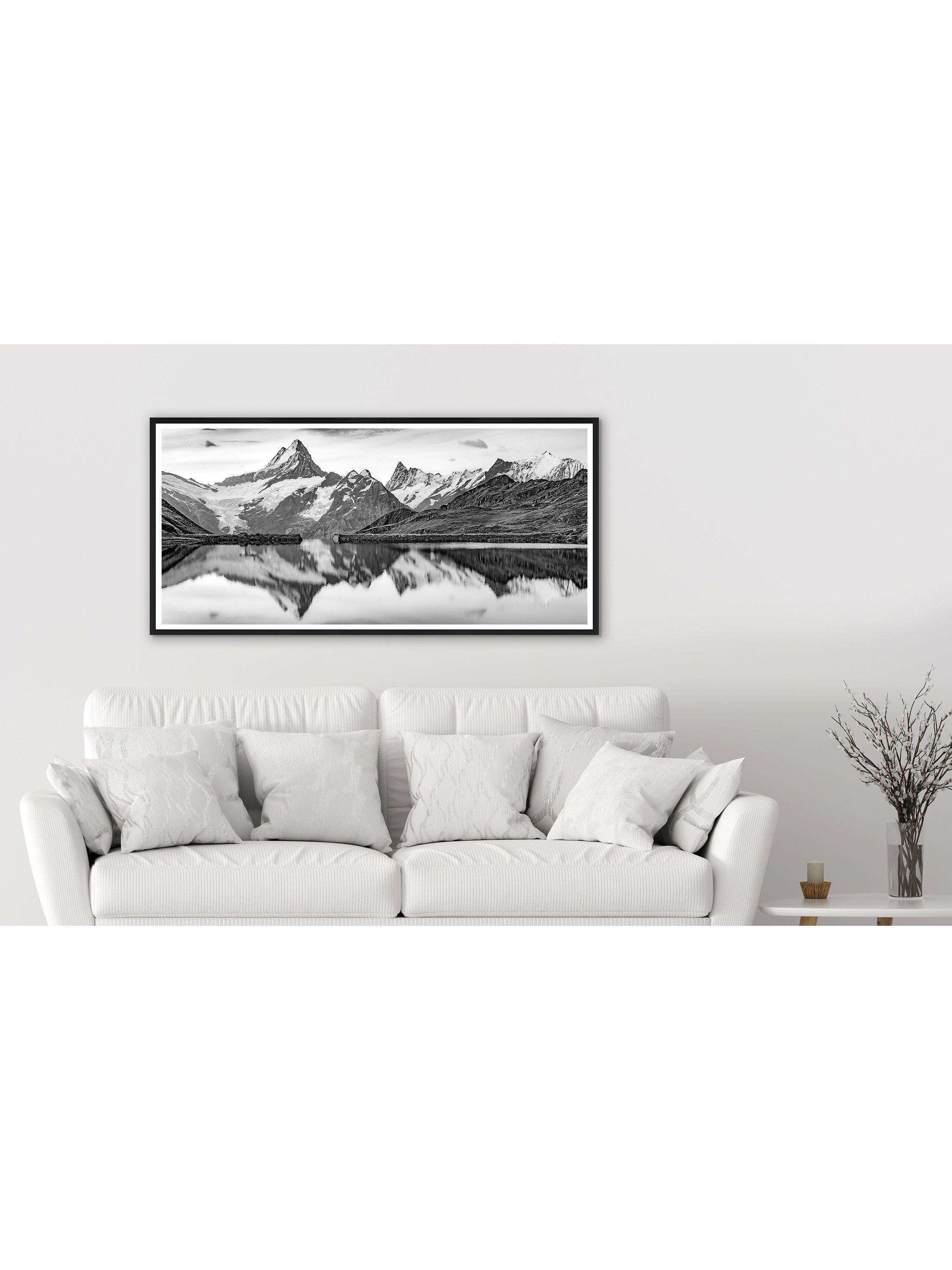 Brookpace Lascelles Monte Rosa framed print 56 x 101.5cm - British product