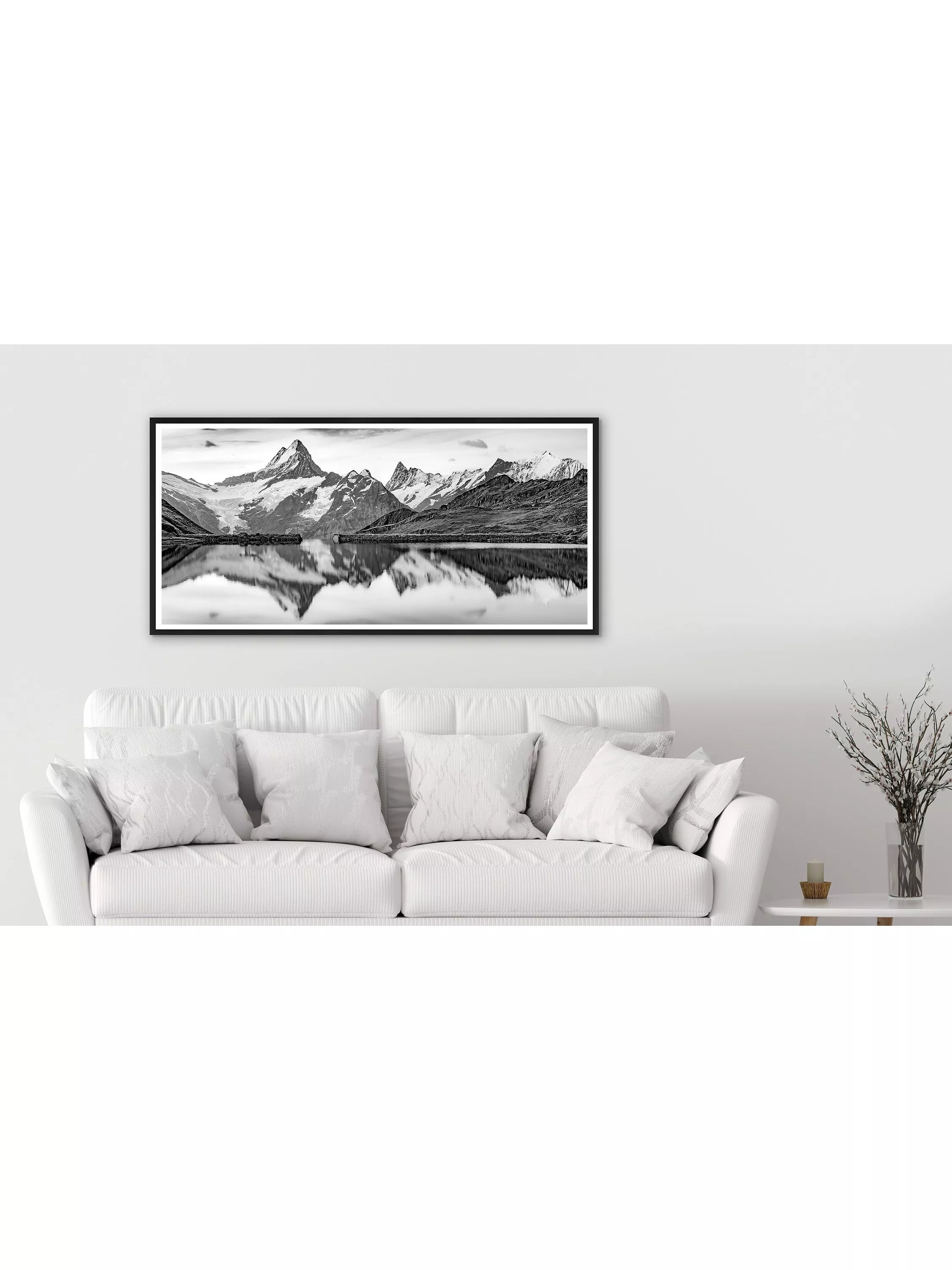 Brookpace Lascelles Monte Rosa framed print 56 x 101.5cm - British product