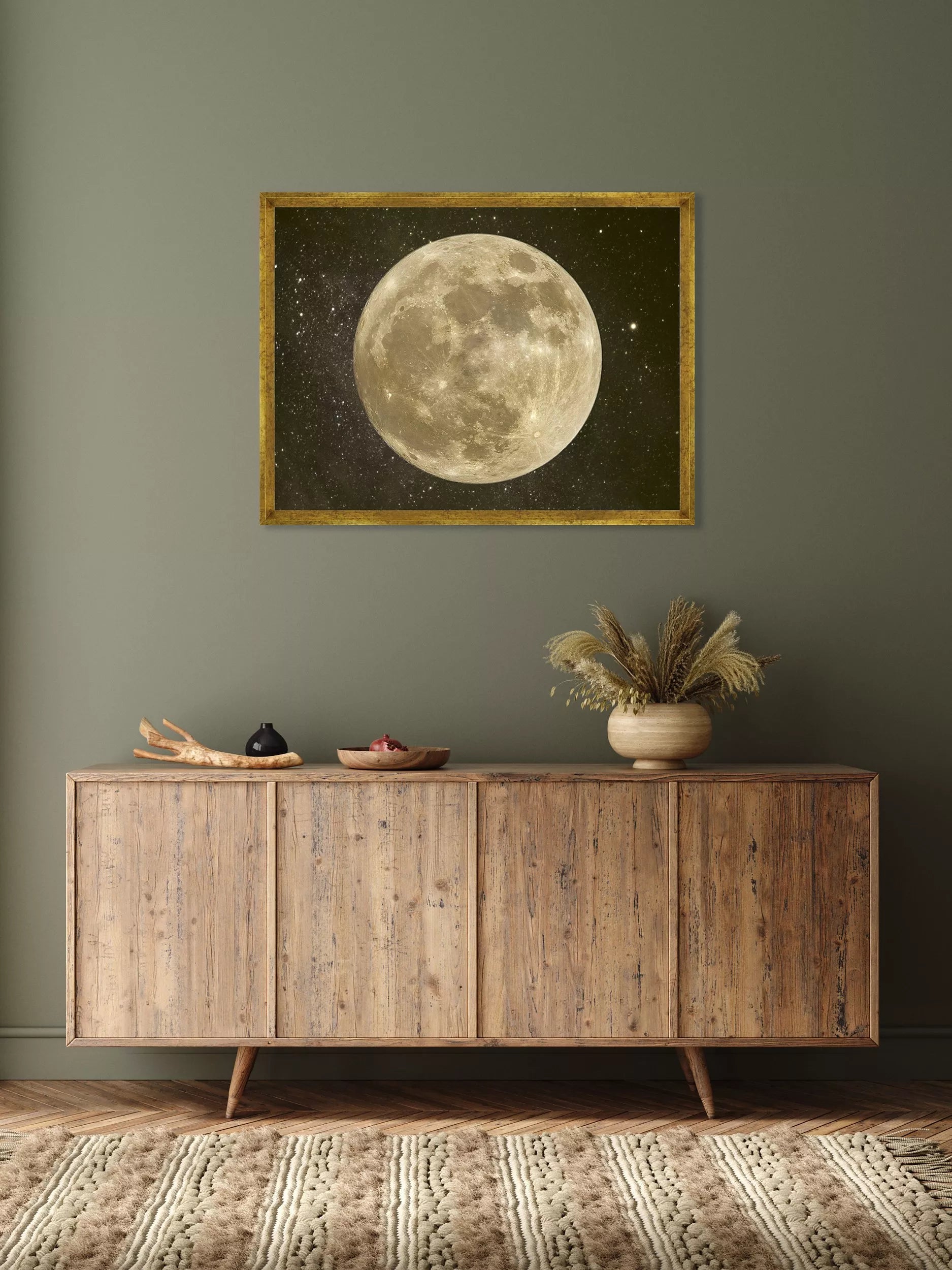 Brookpace Lascelles Night Skies 1 framed print 81x106cm, imported from the UK