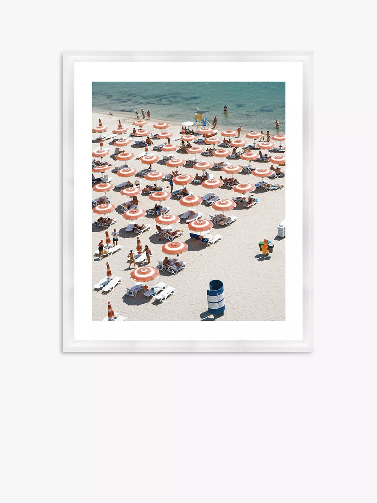 Brookpace Lascelles 'Beach Brella 1' Framed Print & Mount, 56 x 66cm, Multi