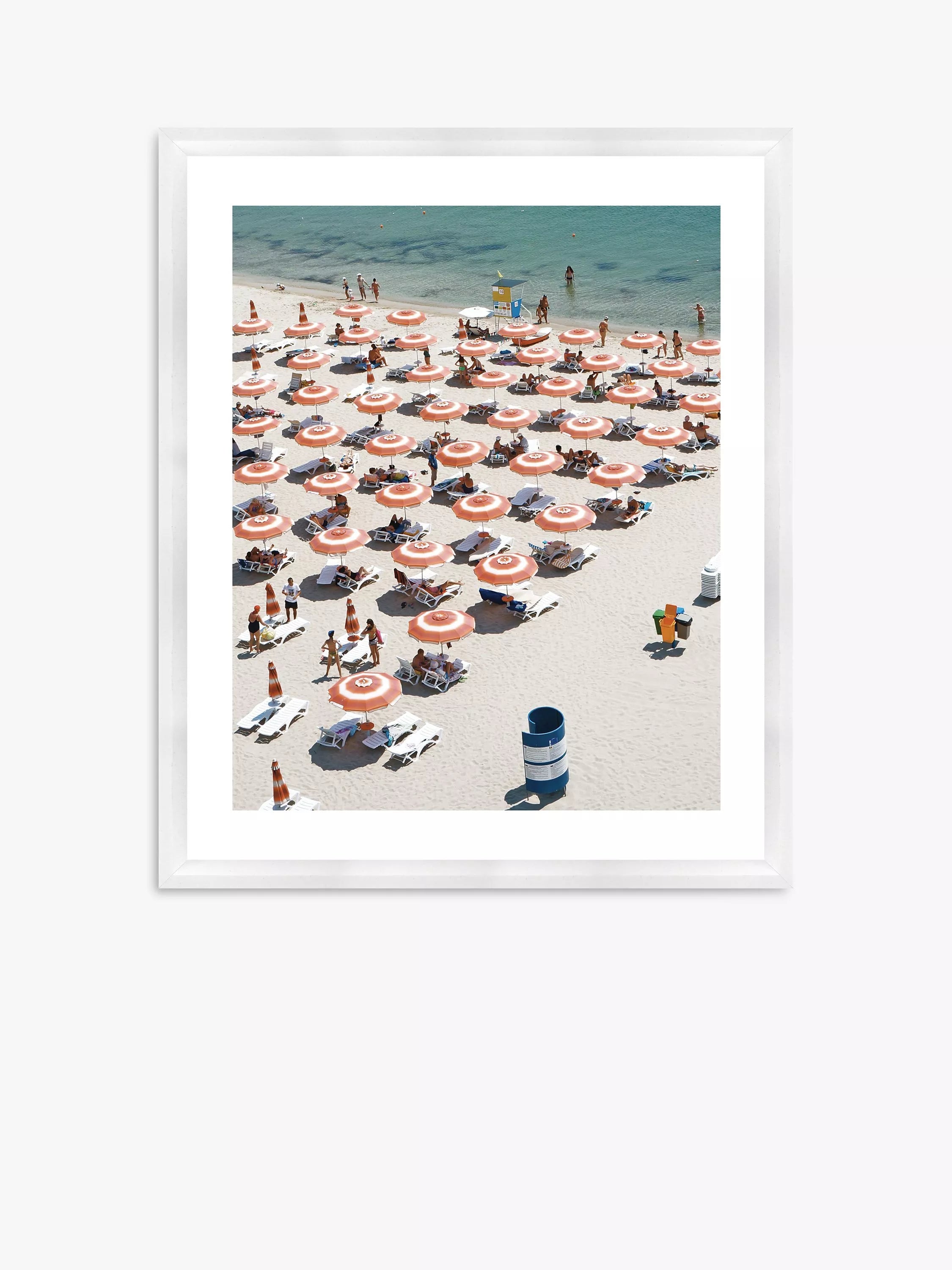 Brookpace Lascelles Beach Brella 1 framed photographic print 56x66cm - British product