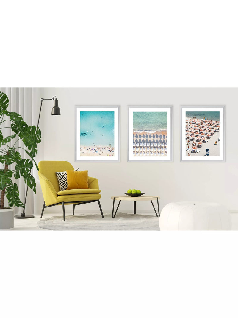 Brookpace Lascelles Beach Brella 3 framed print 56x66cm - British product