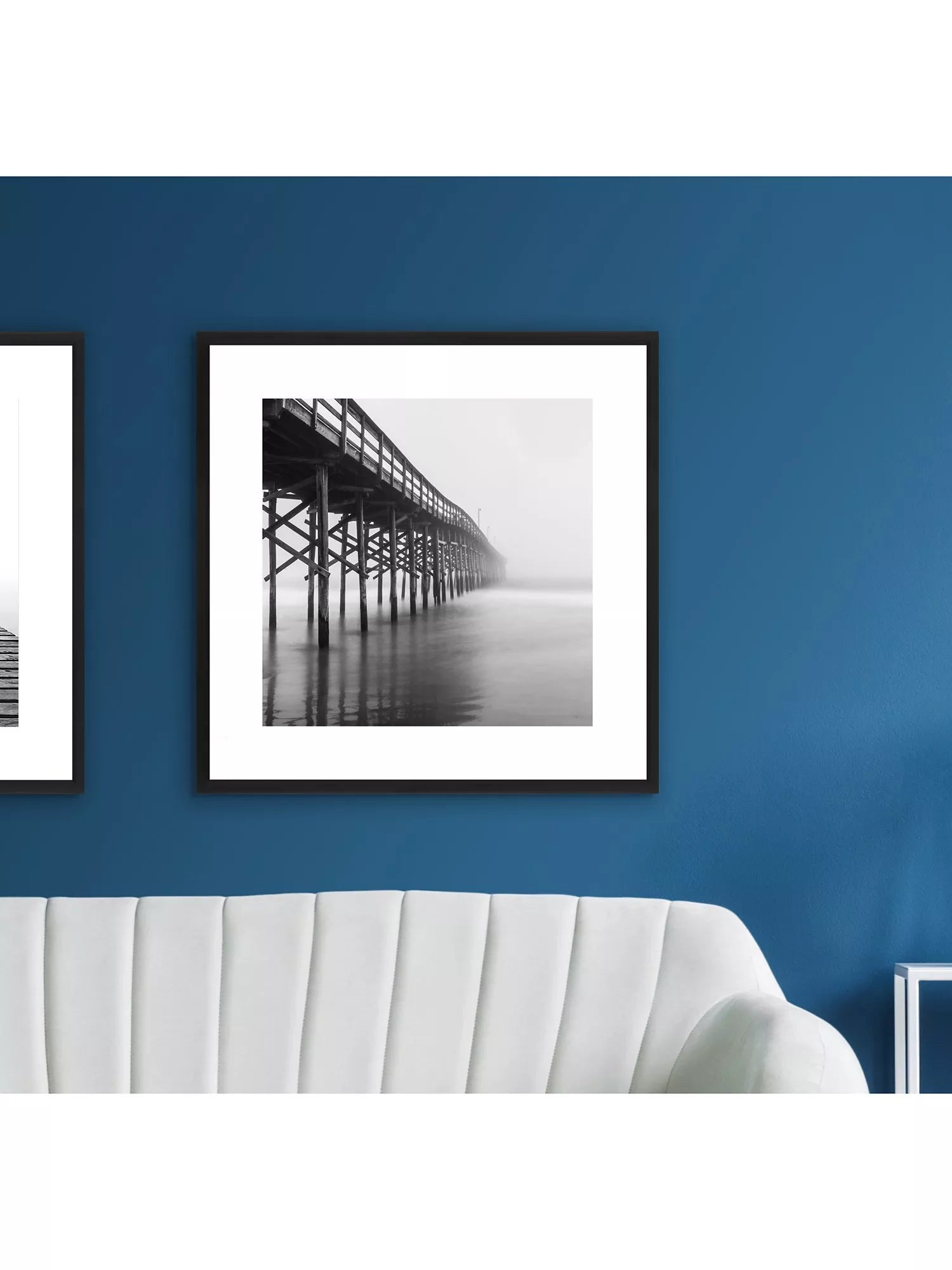 Brookpace Lascelles Pier 2 framed print 56x56cm, UK version