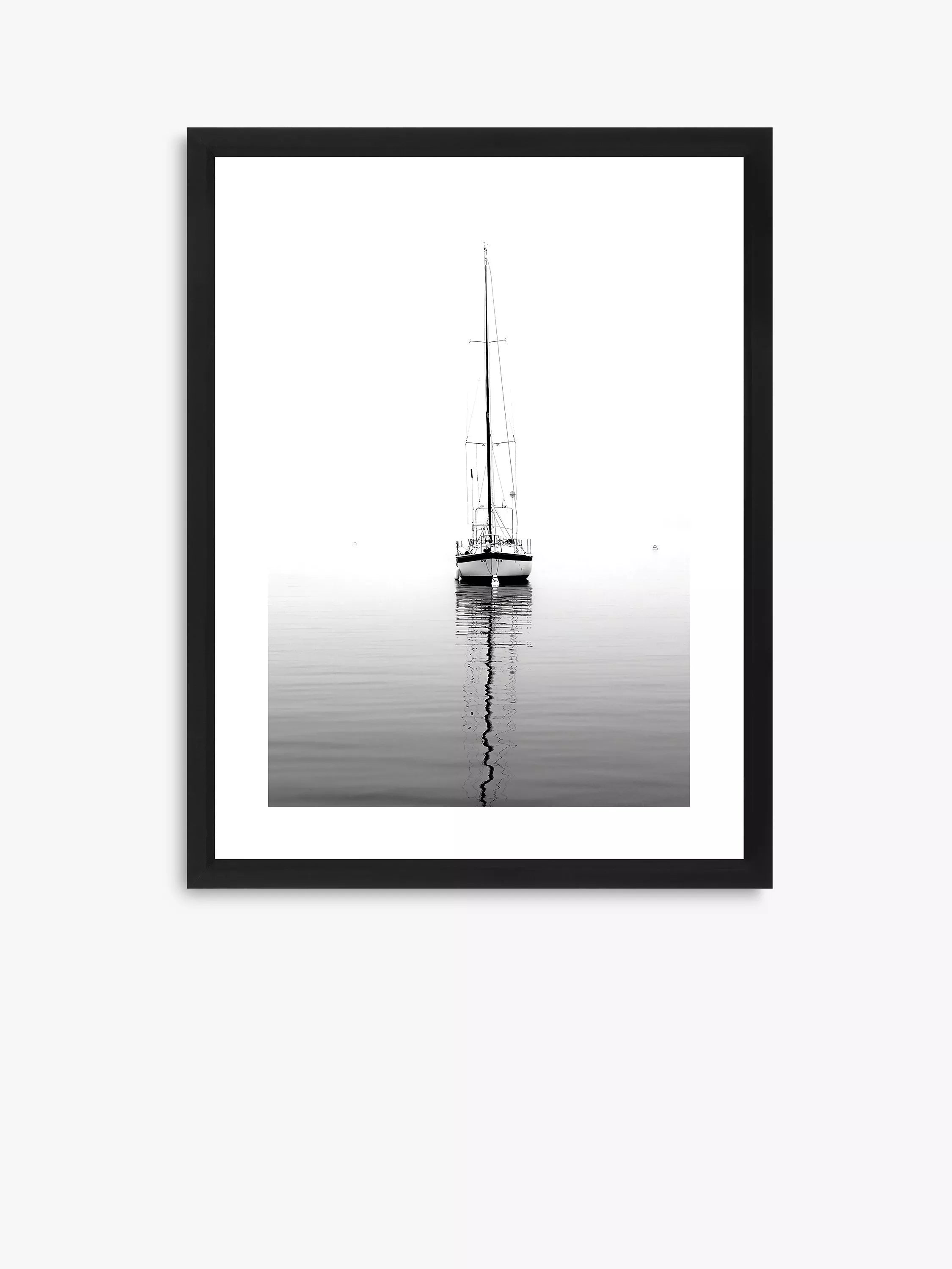 Brookpace Lascelles Yacht framed print 66x52cm - British product