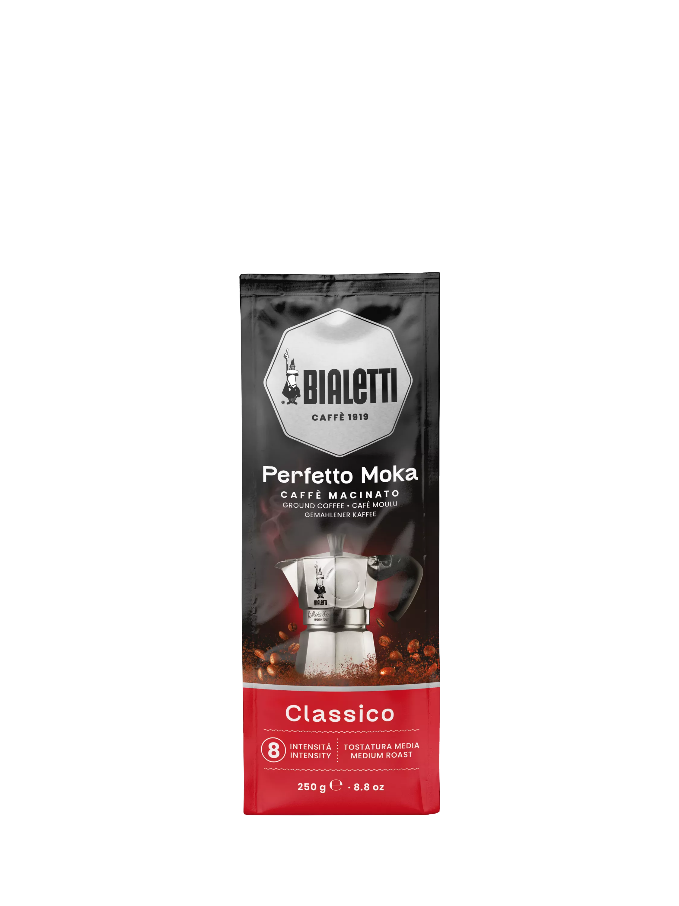 Bialetti aromatic arabica ground coffee 250g - British product