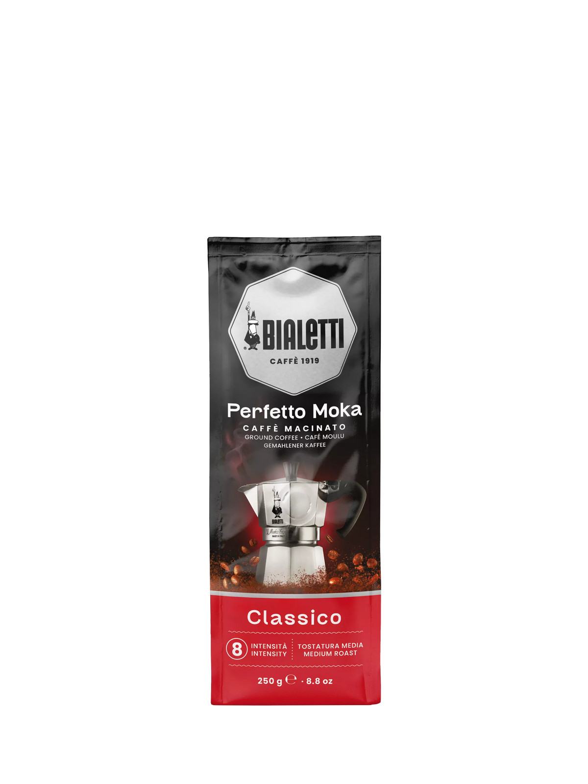 Bialetti aromatic arabica ground coffee 250g - British product