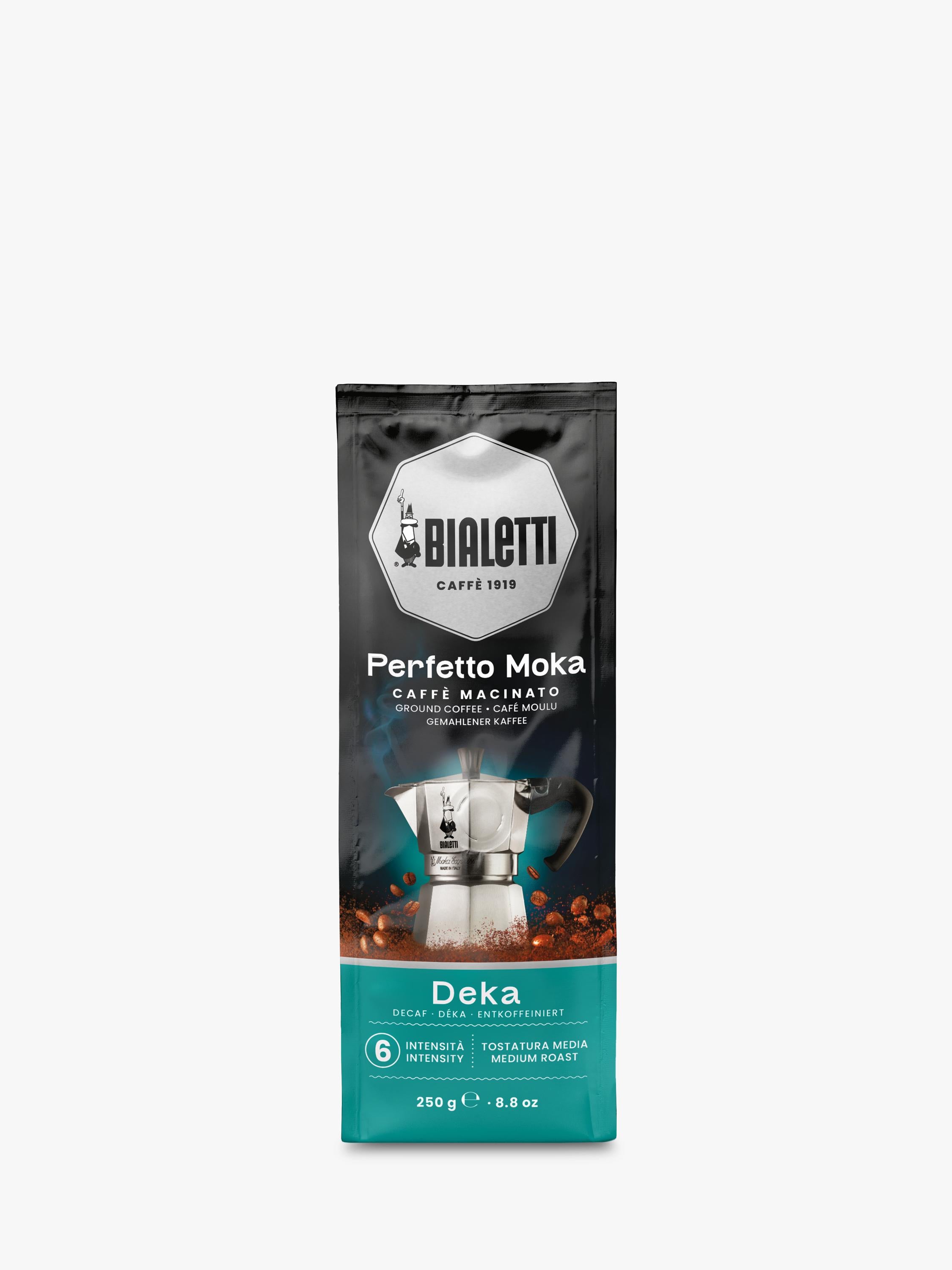 Bialetti decaffeinated ground coffee 250g - British product