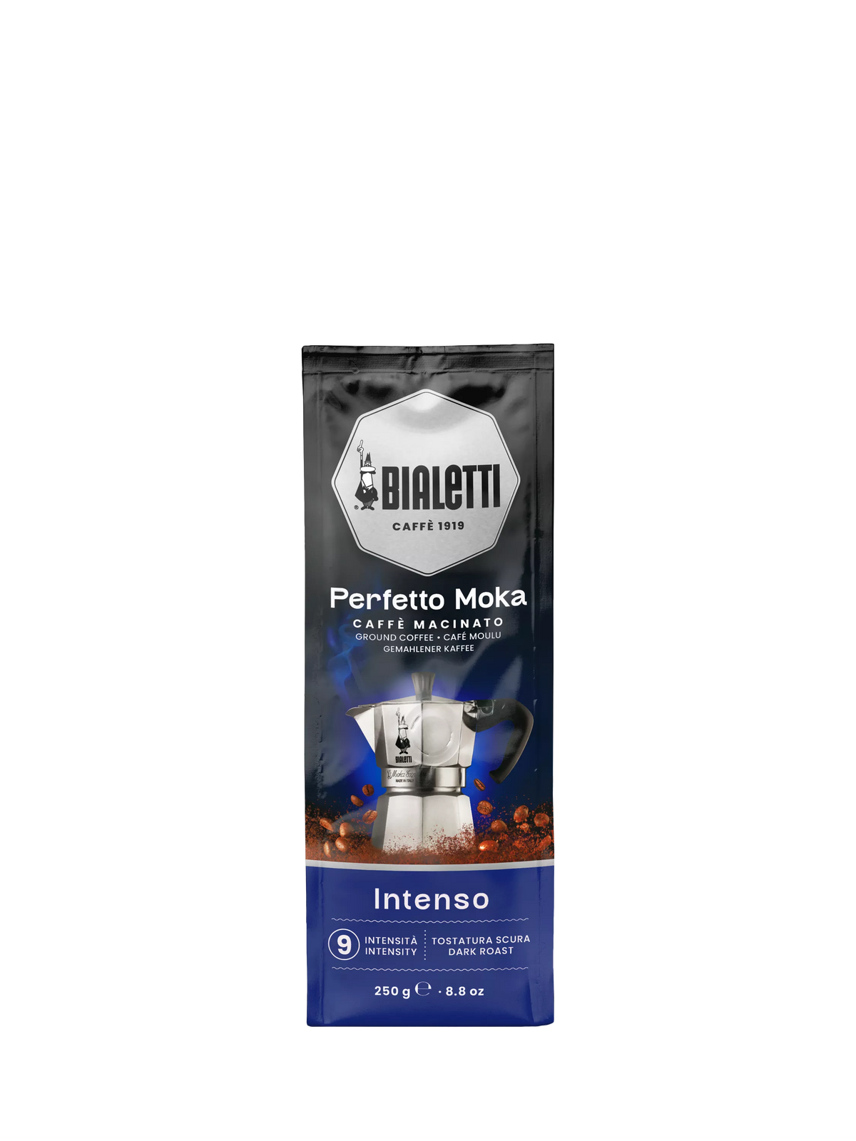 Bialetti intense ground coffee 250g - British product