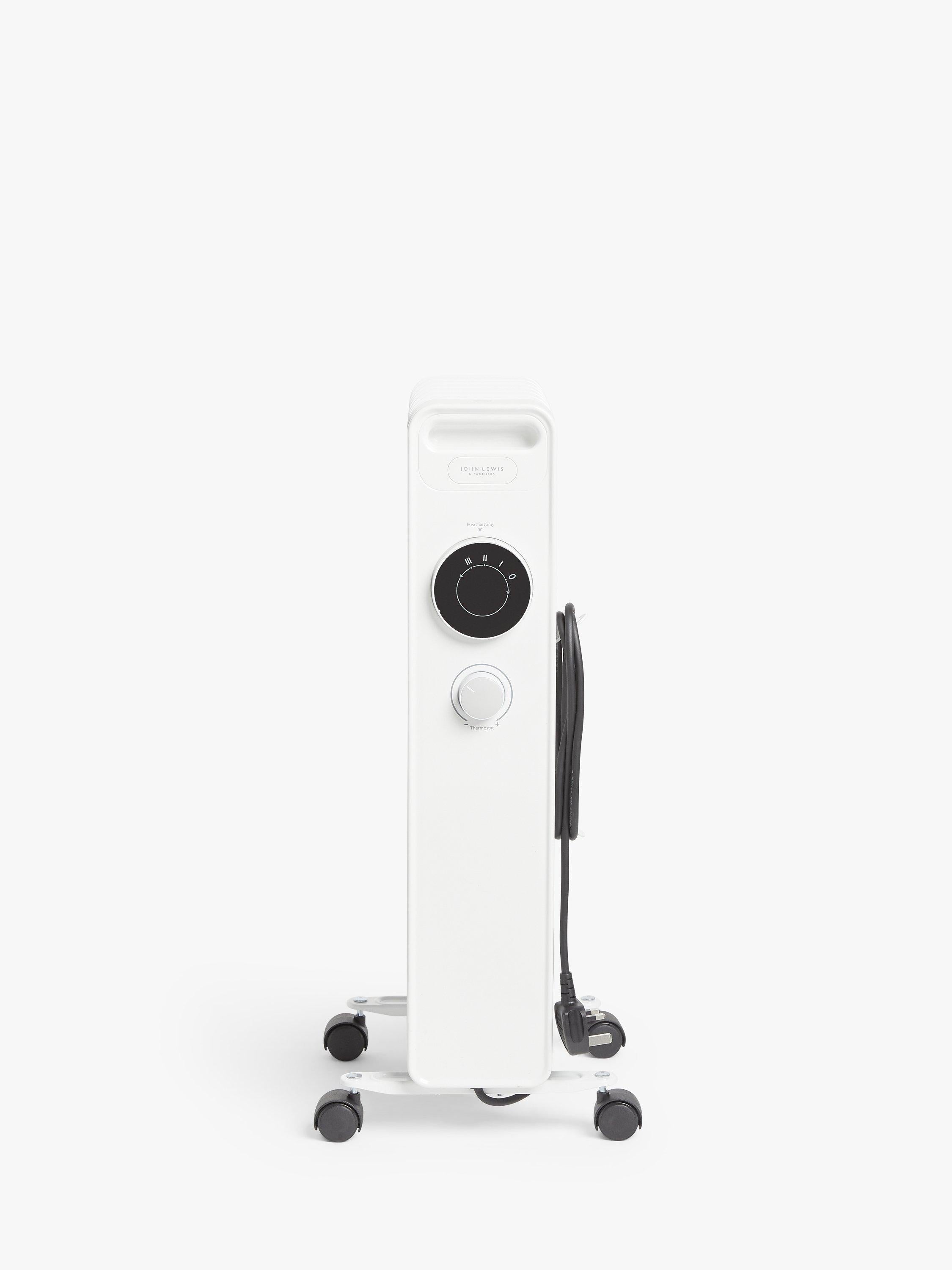 John Lewis analogue oil radiator, UK version