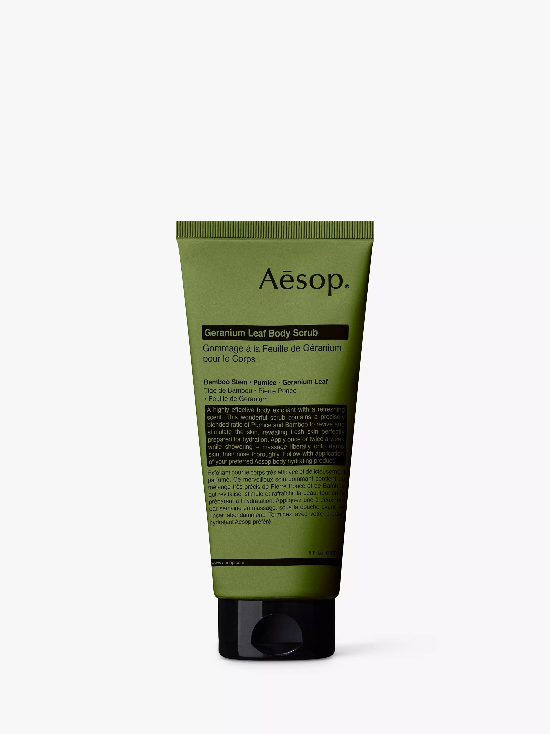 Aesop Geranium Leaf body scrub 180ml - British product