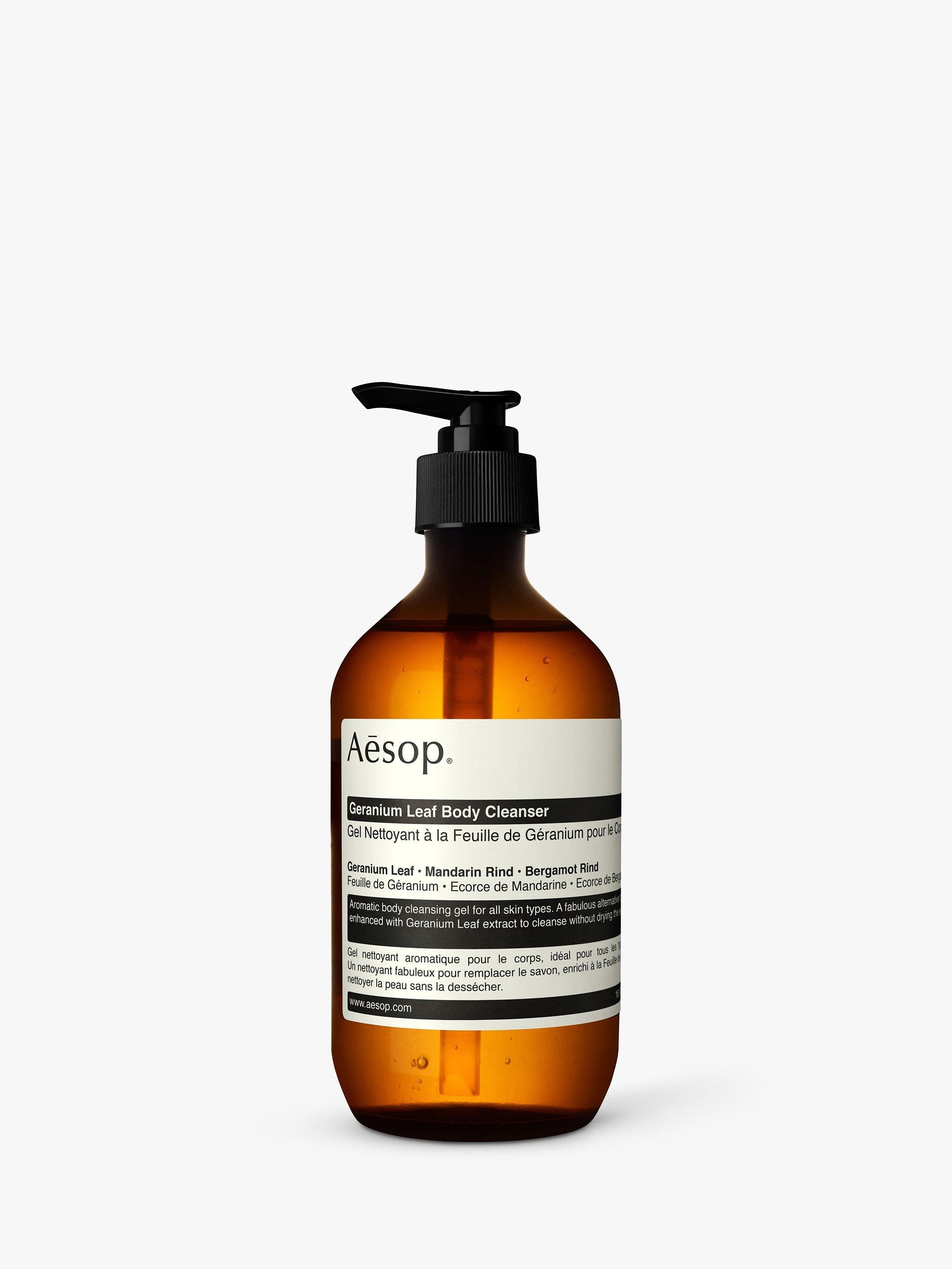Aesop Geranium Leaf Body Cleanser 500ml - British product