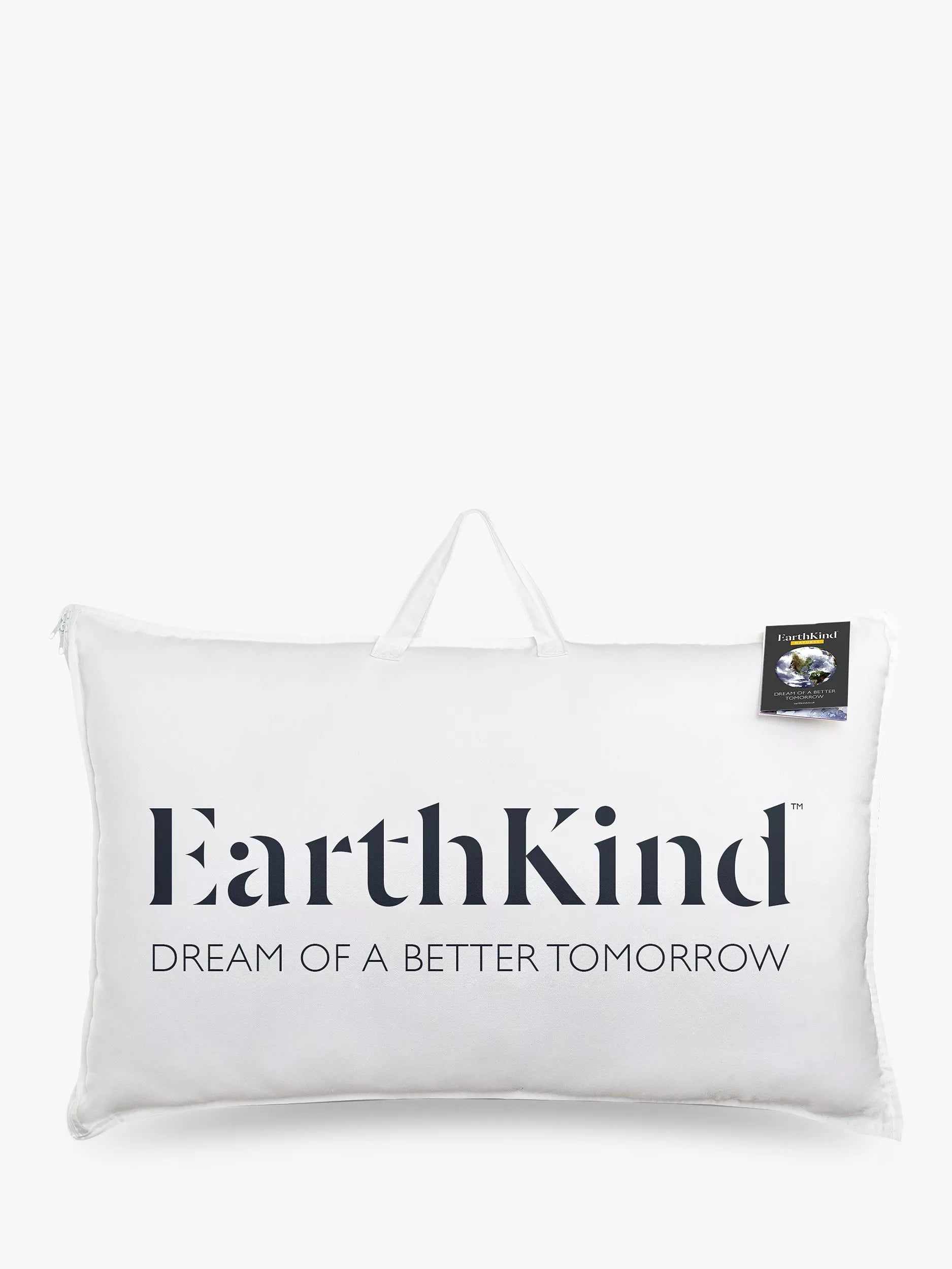 EarthKind Reclaimed Natural Down Standard Pillow Soft/Medium - British product