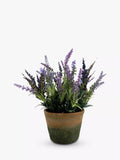 John Lewis Artificial Lavender in Cement Planter