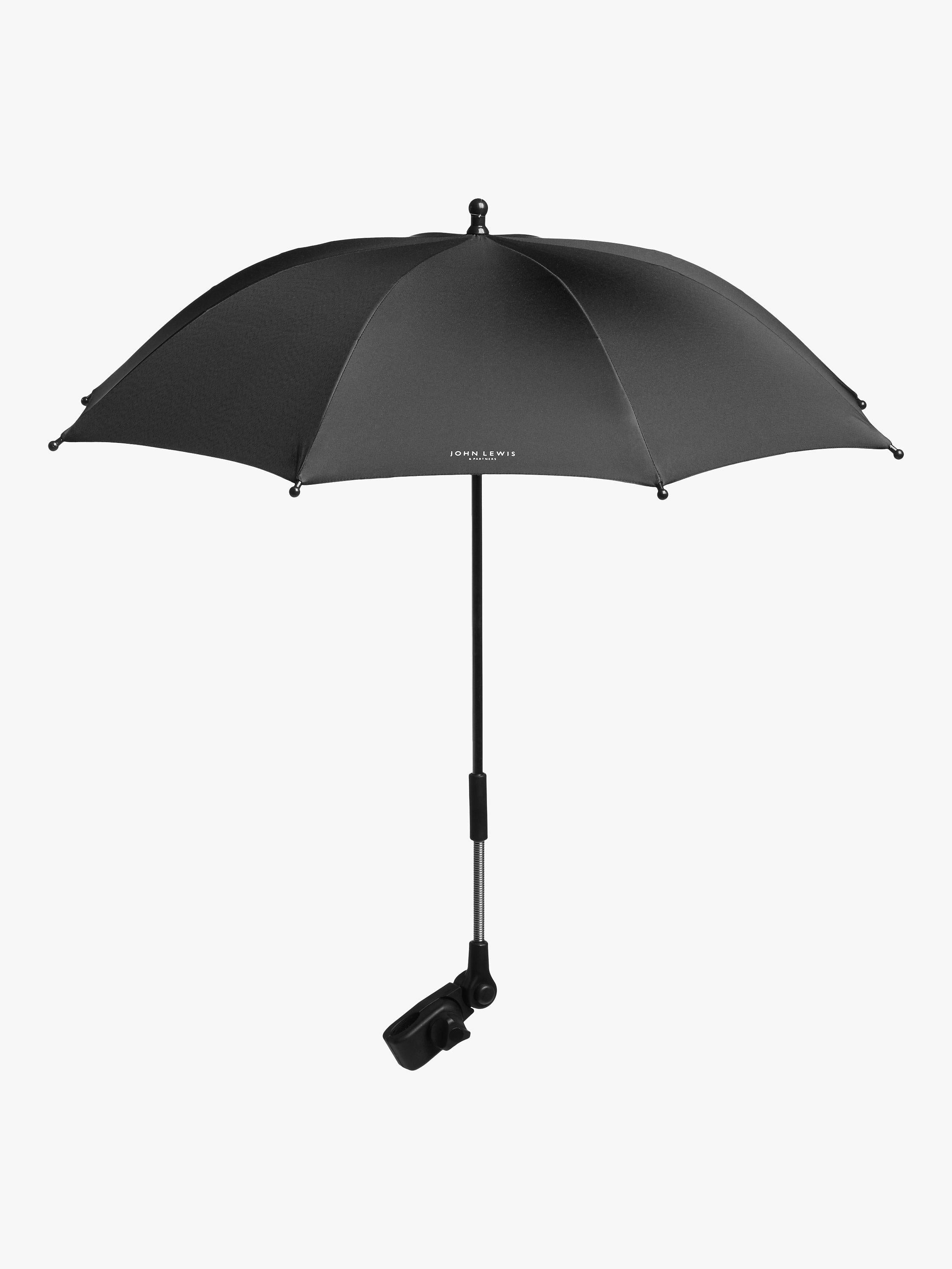 John Lewis ANYDAY universal pushchair parasol in black, UK version