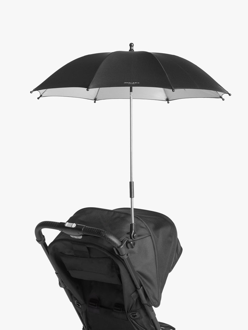 John Lewis ANYDAY universal pushchair parasol in black, UK version