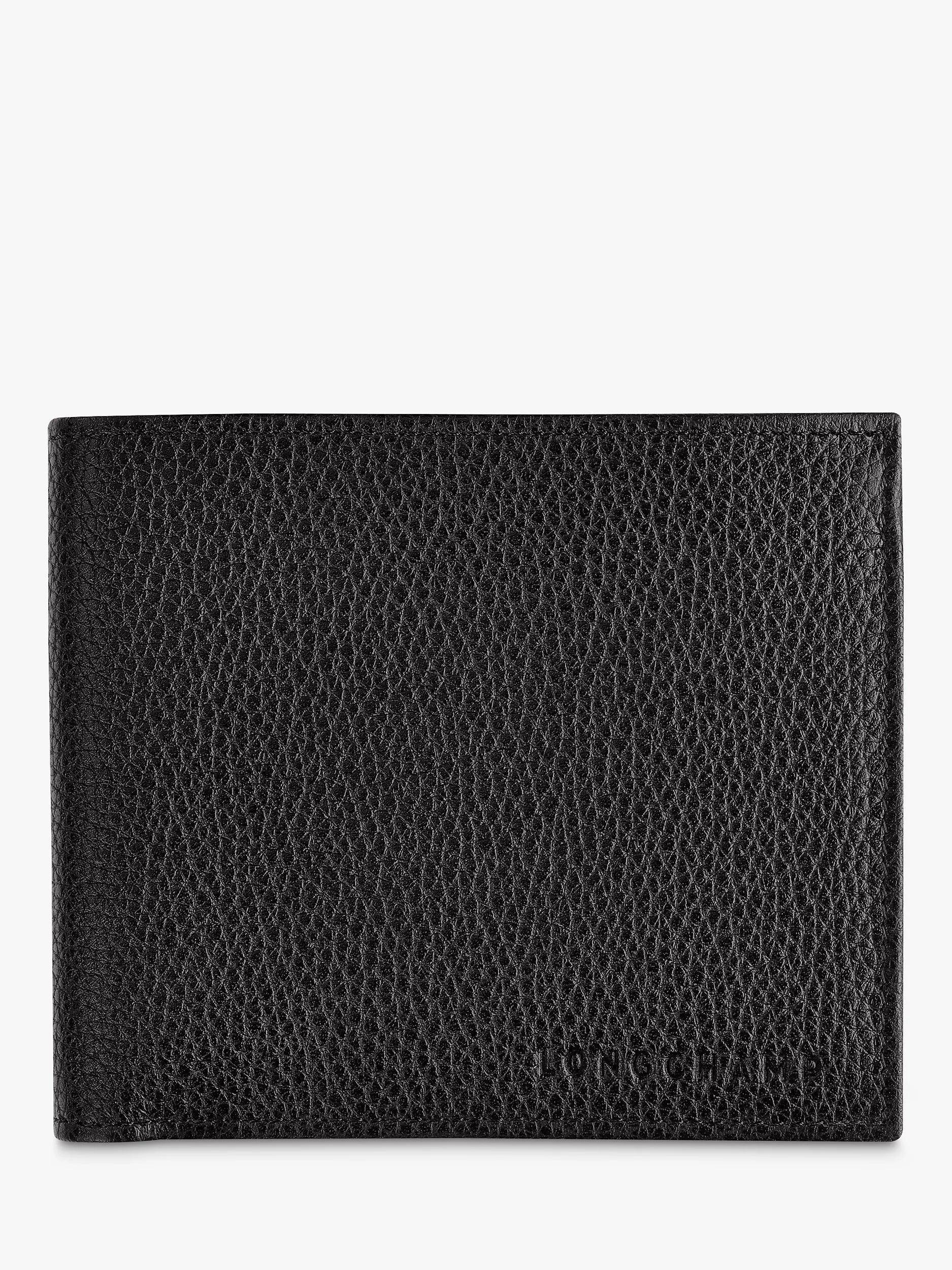 Longchamp Le Foulonné slim leather wallet, imported from the UK