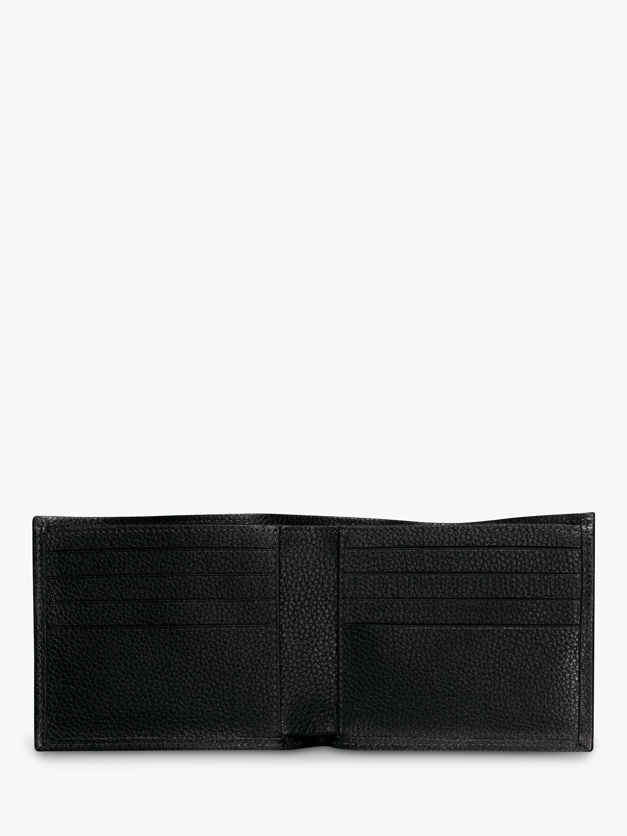 Longchamp Le Foulonné slim leather wallet, imported from the UK