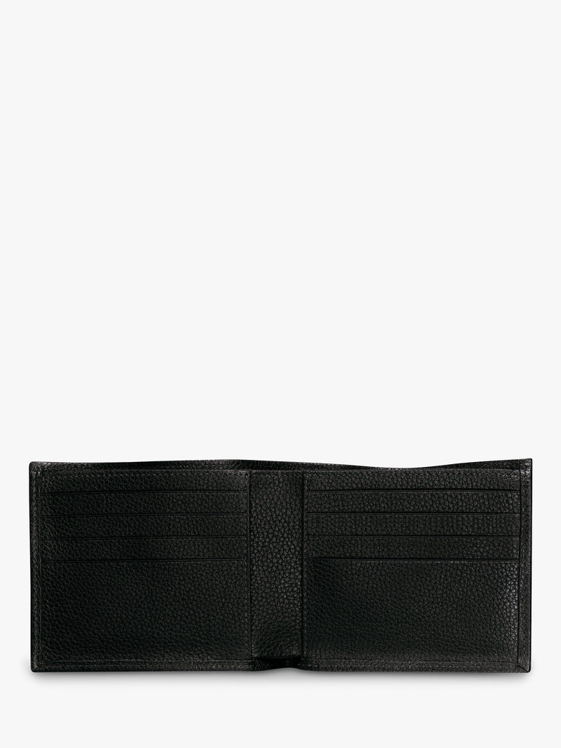 Longchamp Le Foulonné slim leather wallet, imported from the UK