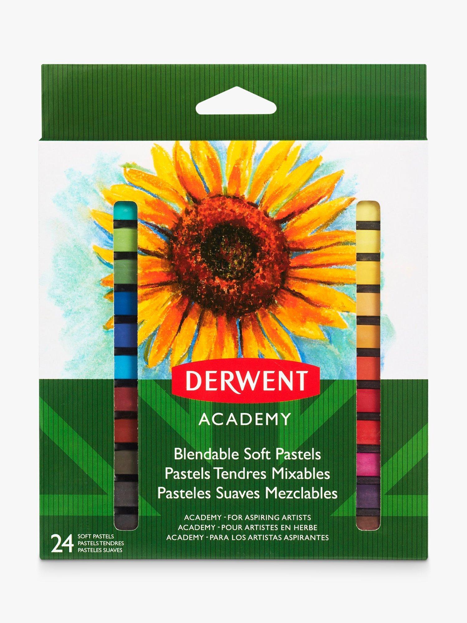 Derwent Academy Soft Pastels Pack of 24 - British product