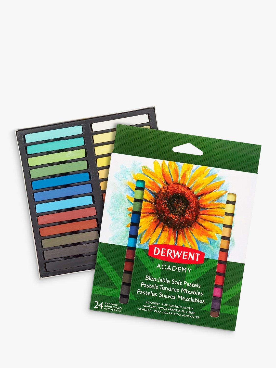 Derwent Academy Soft Pastels Pack of 24 - British product