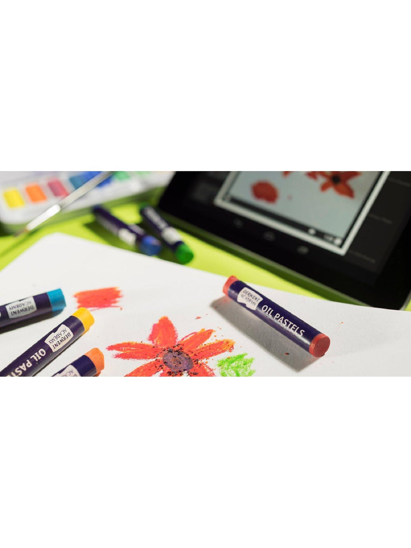Derwent Academy oil pastels pack of 12 - British product