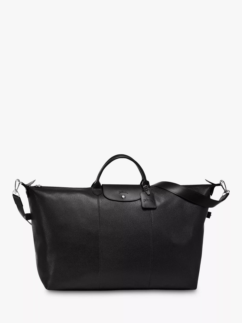 Longchamp Le Foulonné leather travel bag, imported from the UK