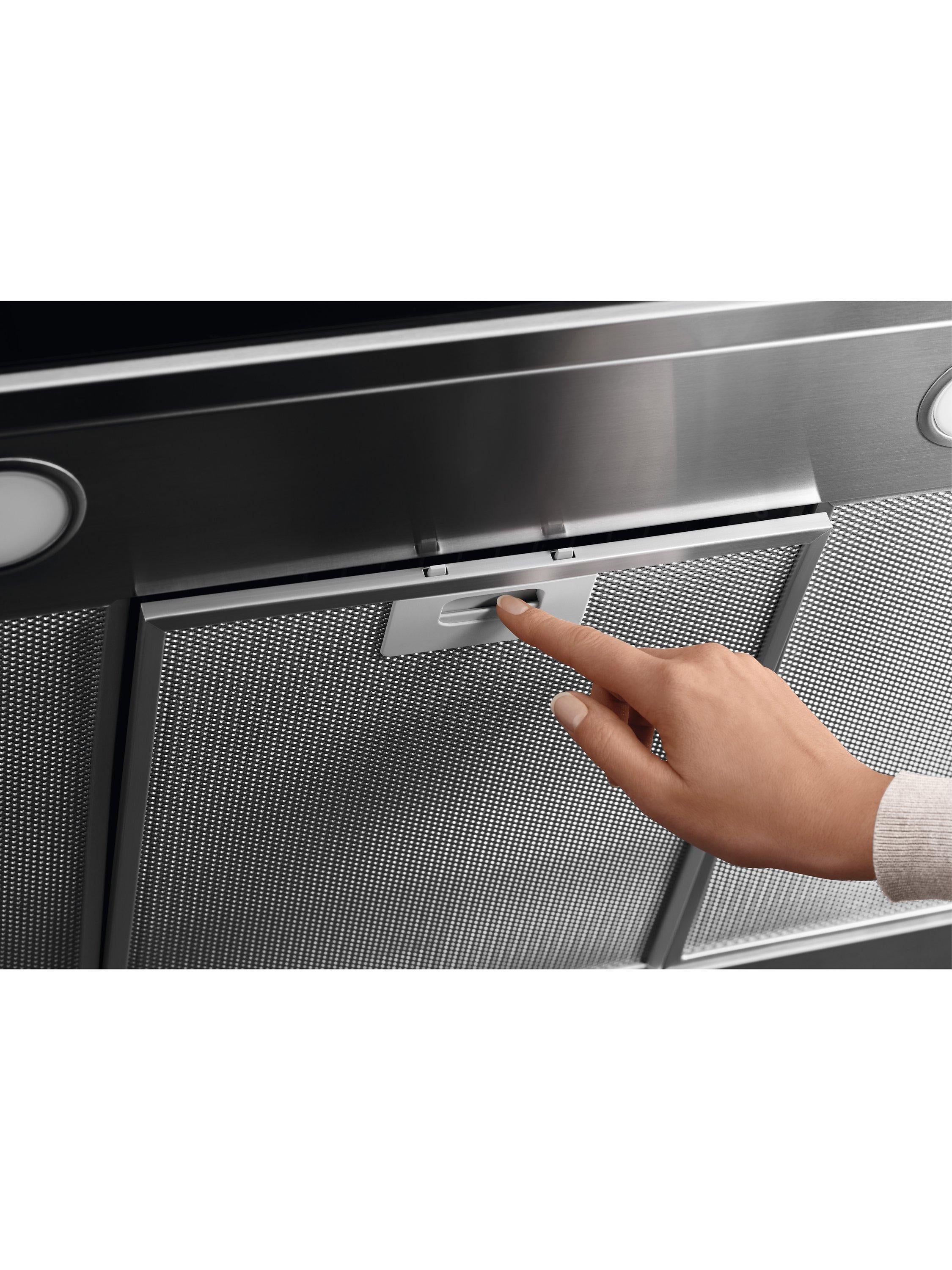 AEG chimney cooker hood stainless steel glass 60cm, UK version