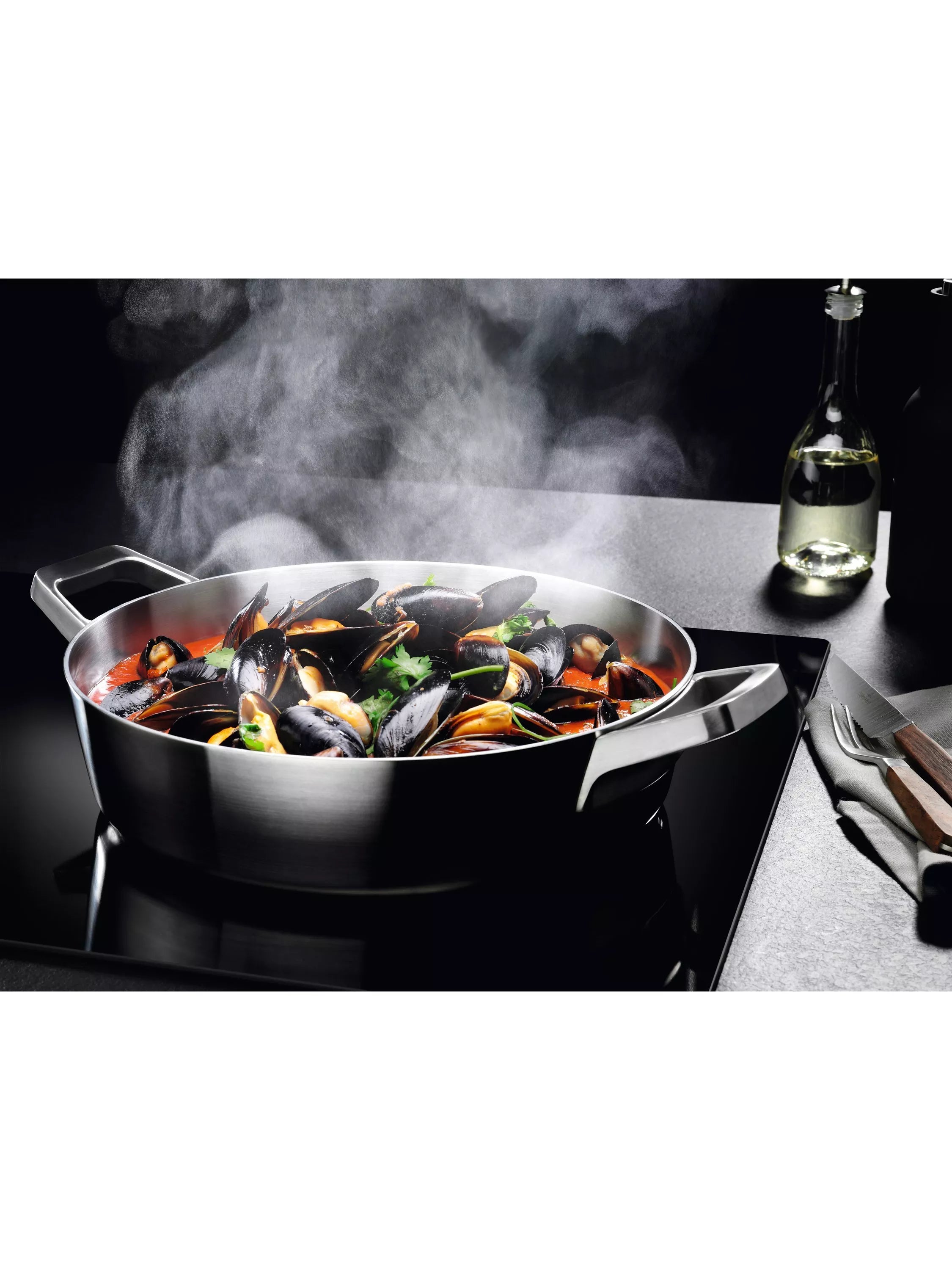 AEG chimney cooker hood stainless steel glass 60cm, UK version