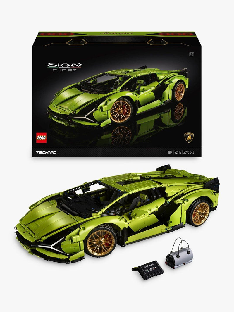 Sports Car Building Set with 8-Speed Sequential Transmission 3696 Pieces