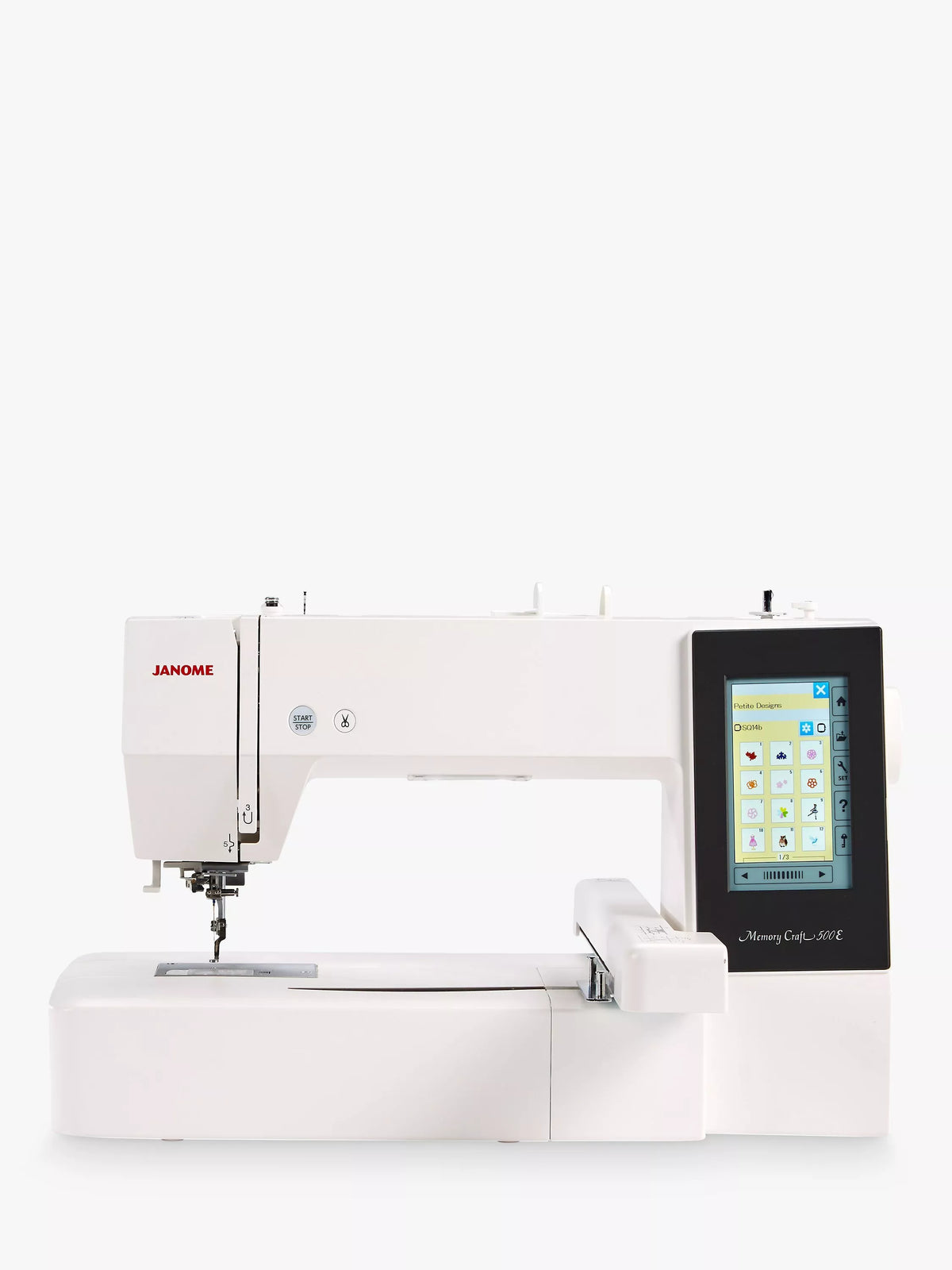 Janome Memory Craft MC500E LE embroidery machine (British brand)