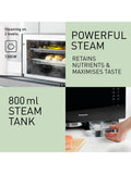 Panasonic combination microwave oven dark metallic grey 31L, imported from the UK