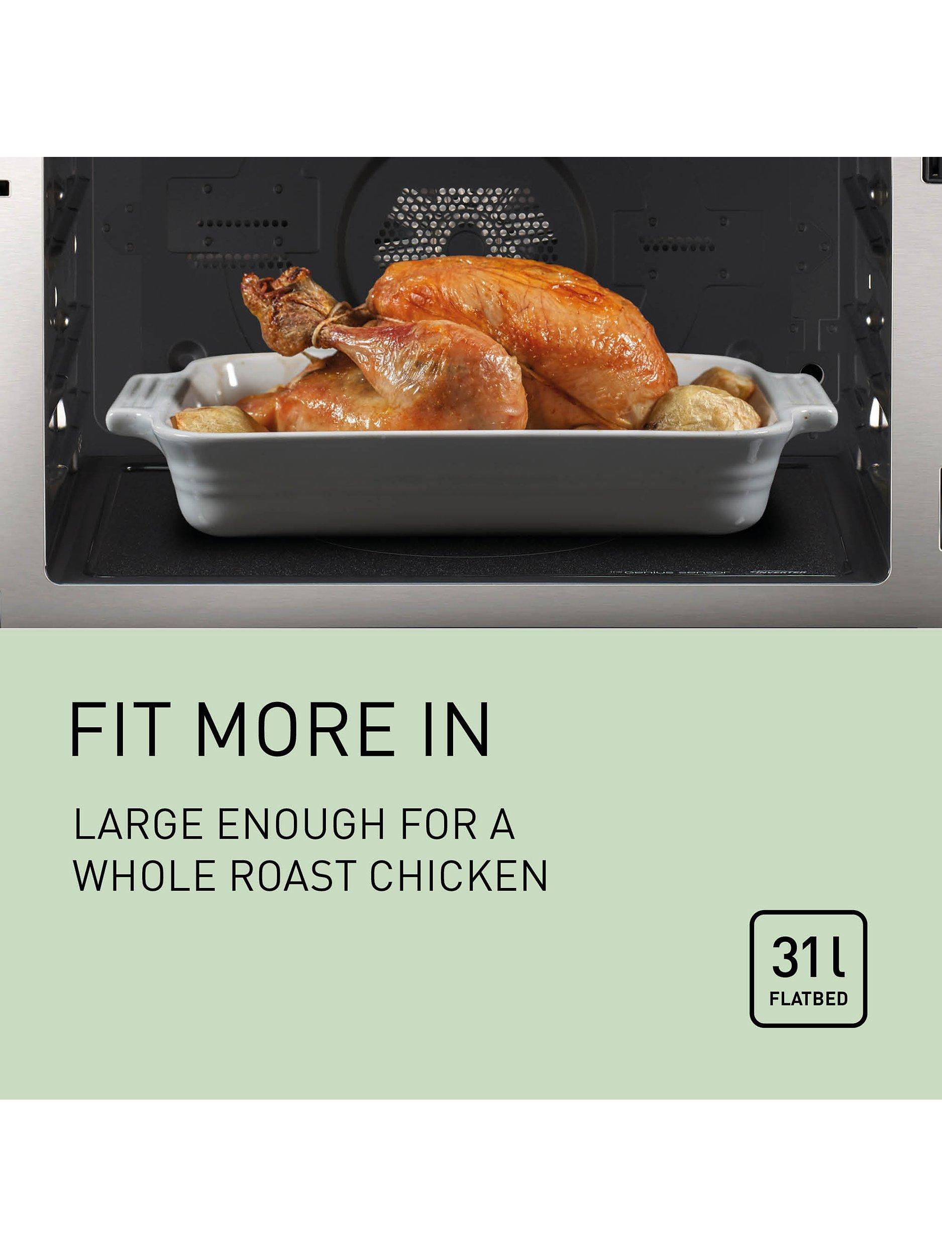 Panasonic combination microwave oven dark metallic grey 31L, imported from the UK