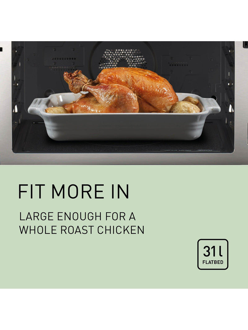 Panasonic combination microwave oven dark metallic grey 31L, imported from the UK