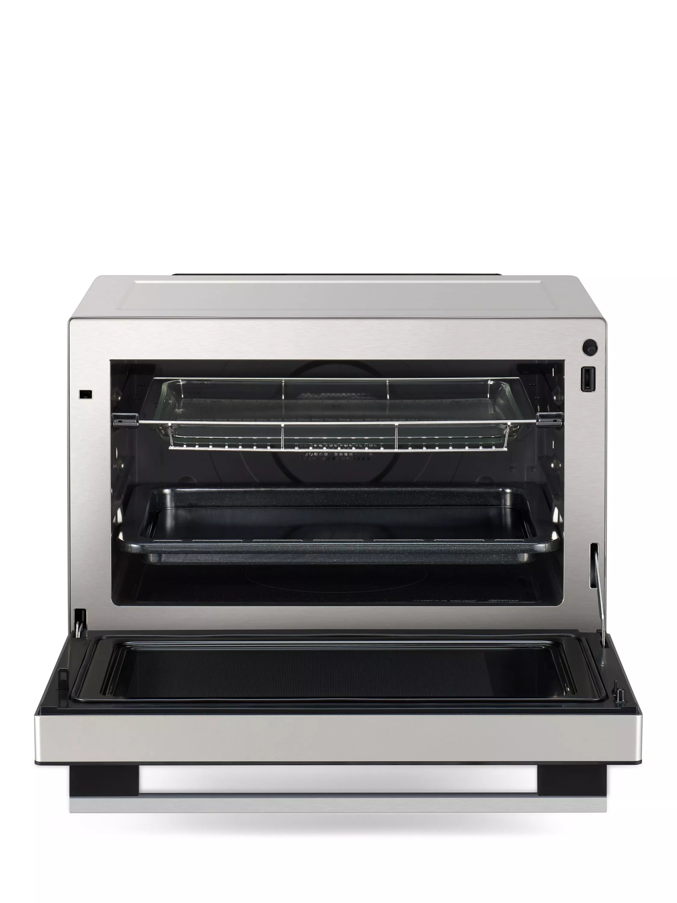 Panasonic 31L combination microwave oven metallic silver - British product