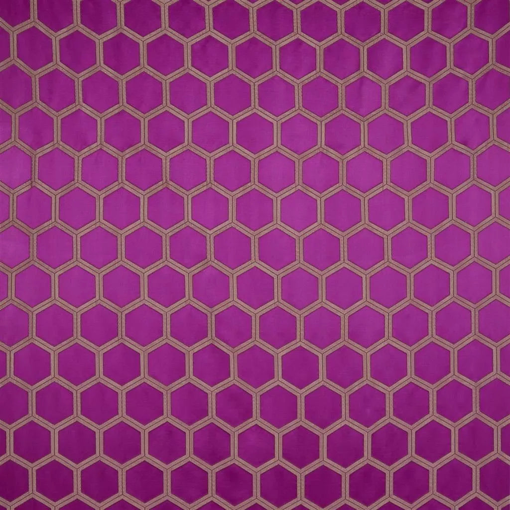 Designers Guild Zardozi furnishing fabric geometric pattern - British product