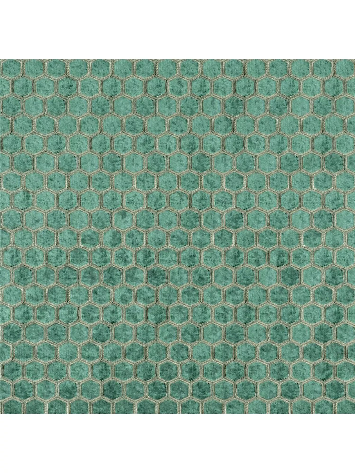 Designers Guild Manipur velvet fabric geometric pattern (British brand)