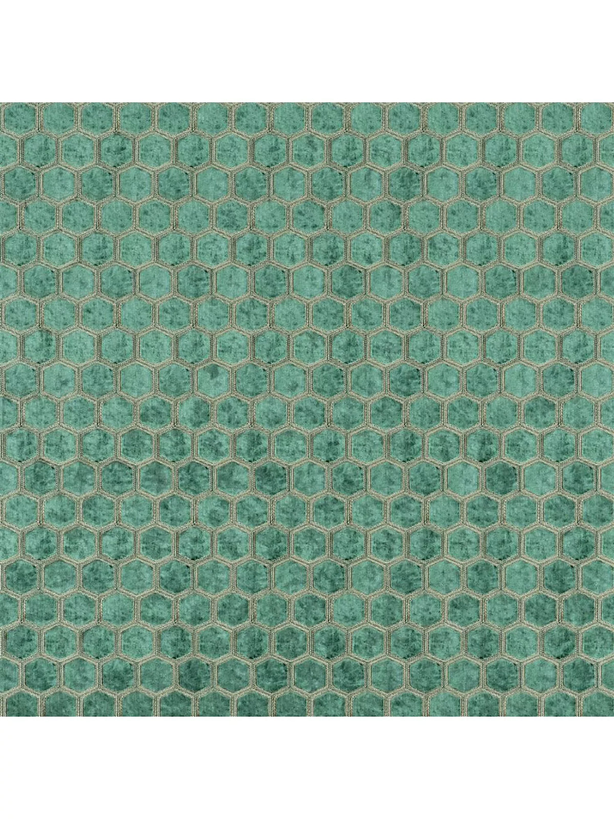 Designers Guild Manipur velvet fabric geometric pattern (British brand)