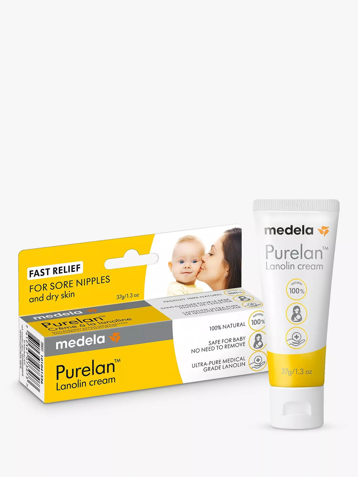 Medela lanolin cream for nipple care, imported from the UK