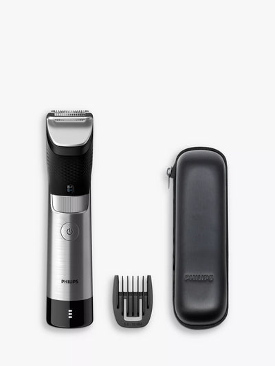 Recortadora de barba Philips BT9810/13 Serie 9000 Prestige con tecnología Steel Precision y sensor BeardAdapt