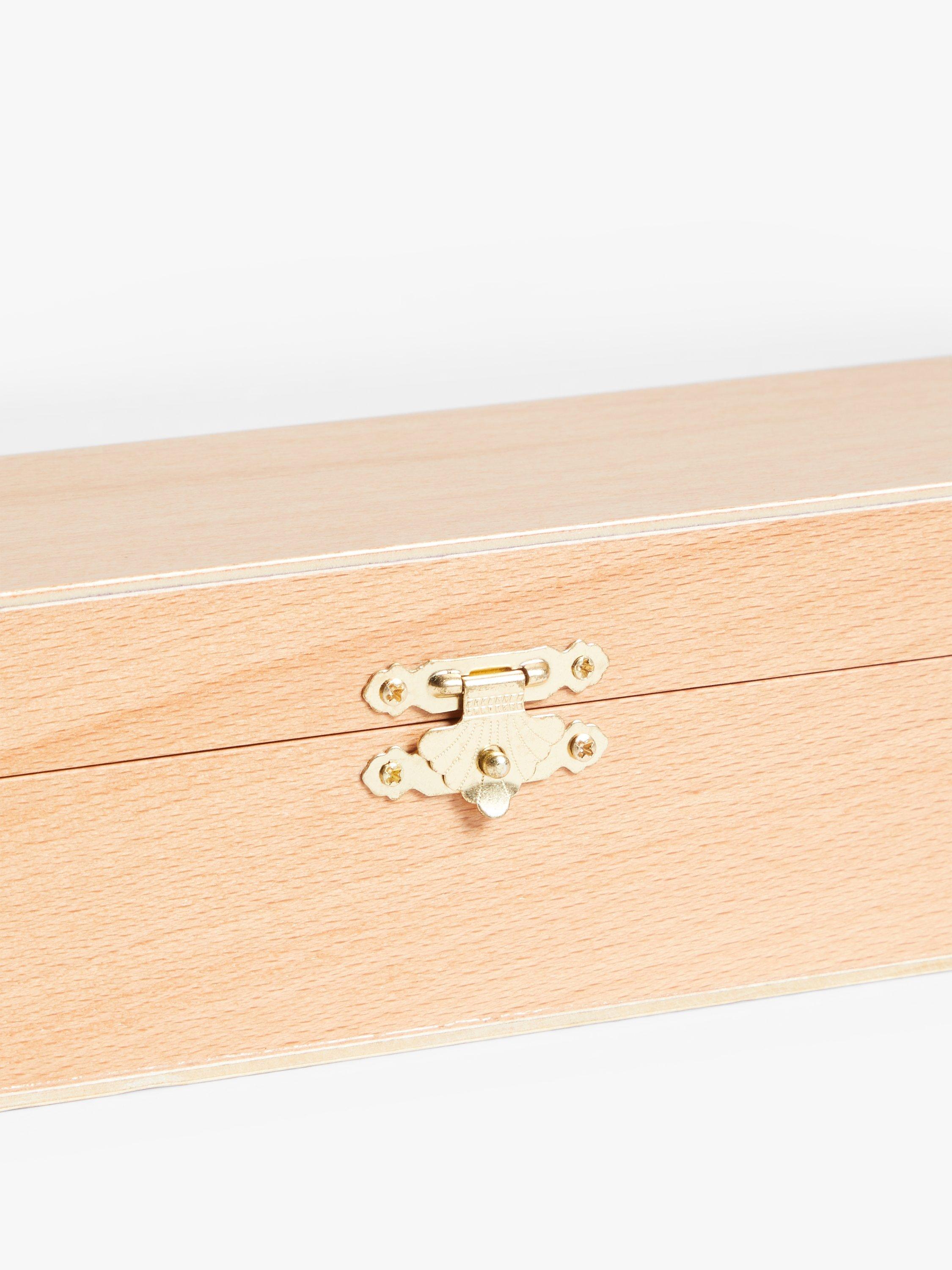Milward wooden knitting needle box 40cm (British brand)