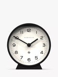 Newgate Clocks Silent Sweep Analogue Mantel Clock, 16cm, Black