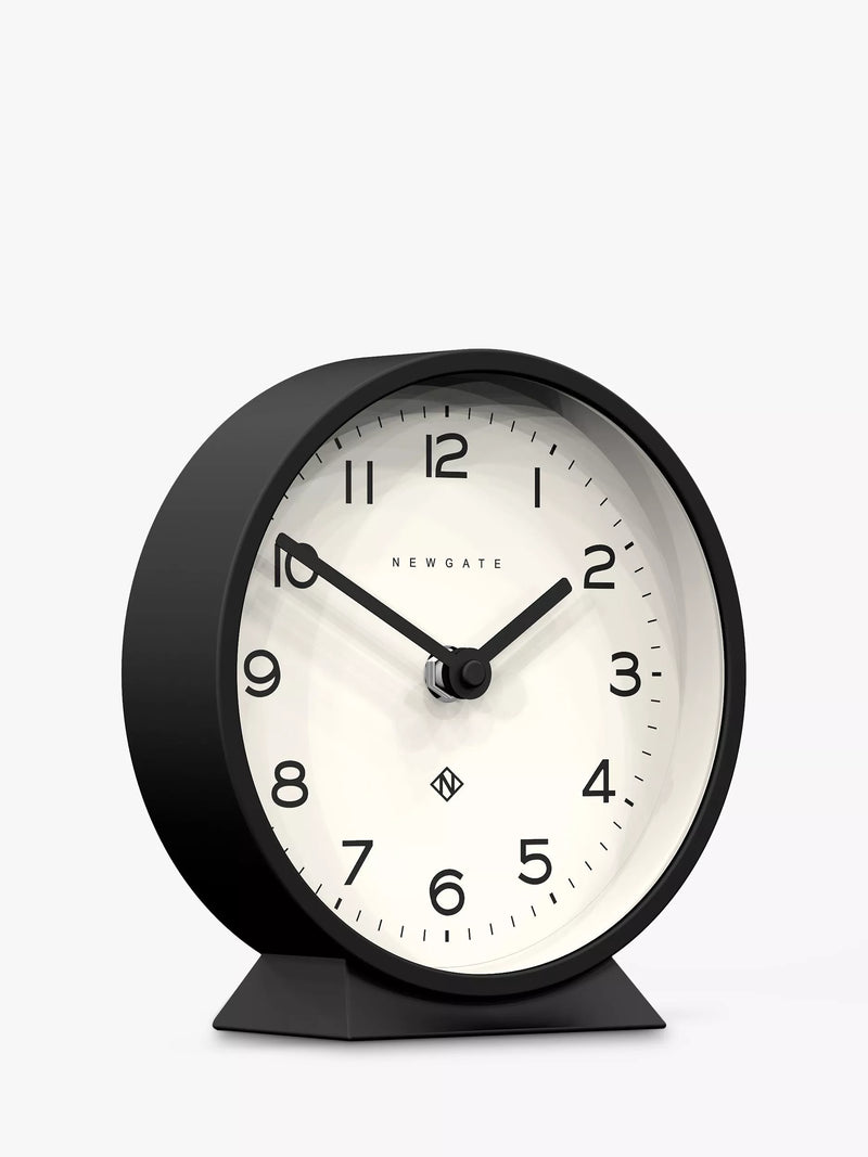 Newgate Clocks mantel clock 16cm silent sweep - British product