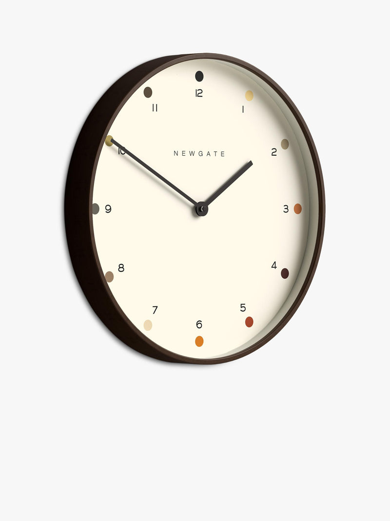 Newgate Clocks Mr Clarke wall clock 40.5cm brown, UK version