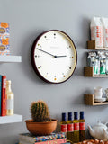 Newgate Clocks Mr Clarke wall clock 40.5cm brown, UK version