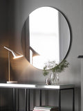 Gallery Direct Hayle round mirror 100cm, imported from the UK