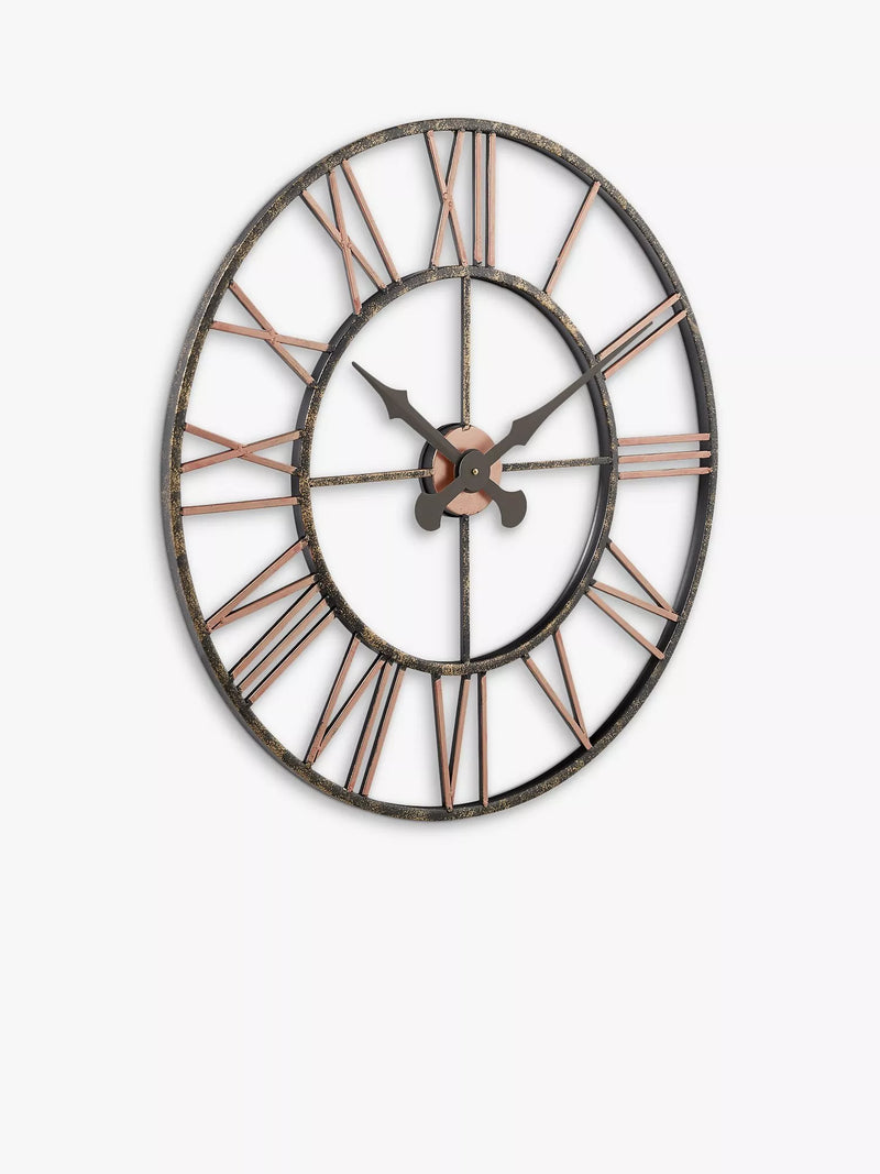 Lascelles copper outdoor wall clock 70cm (British brand)