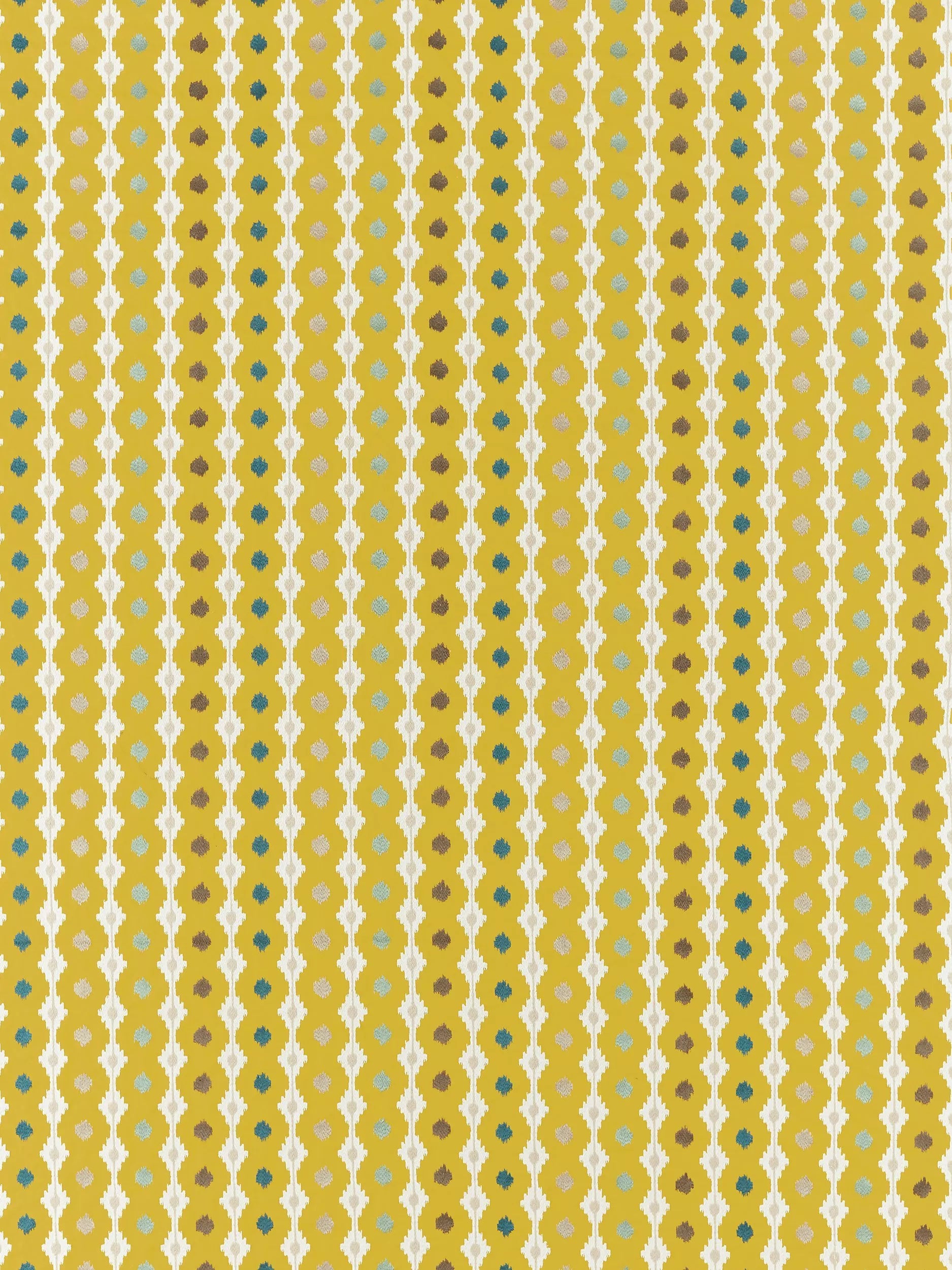 Sanderson Mossi Geometric Ikat Stripe Furnishing Fabric 127.5cm