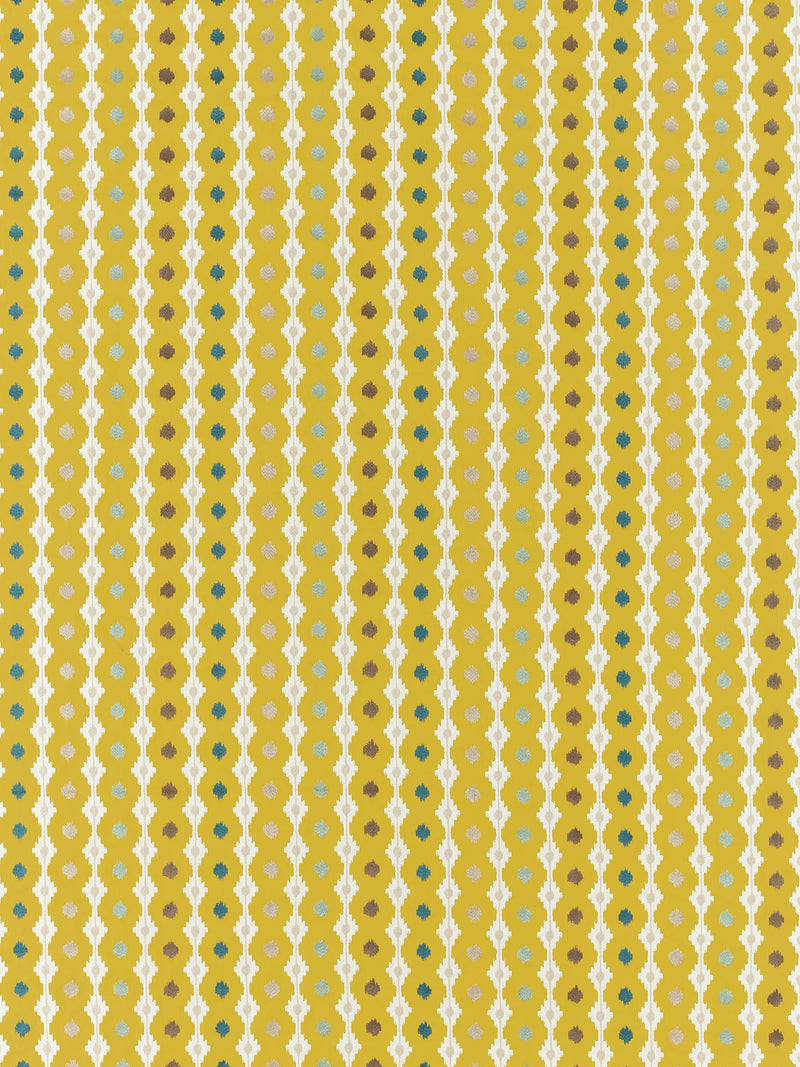 Sanderson Mossi Geometric Ikat Stripe Furnishing Fabric 127.5cm