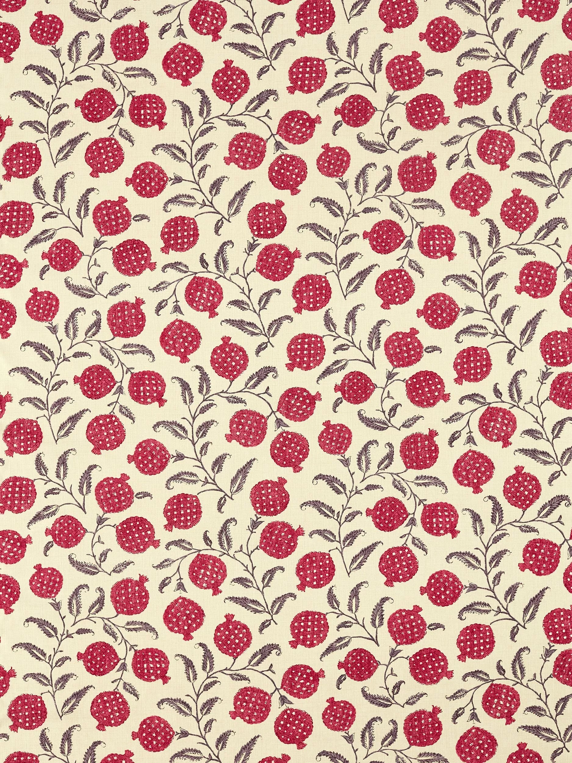 Sanderson Anaar fabric pomegranate design 141cm - British product